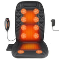 CARSHION Back Massager with Heat,Heated Seat Cover Cushion with 5 Vibrating Massage Nodes Chair Pad for Pain Relief Home Office Use