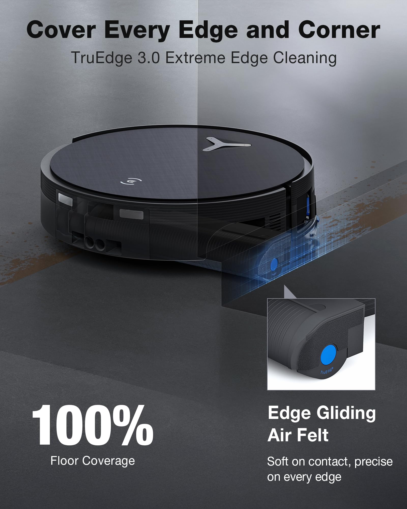 ECOVACS DEEBOT X12 PRO Omni Robot Vacuum and Mop, 22000Pa Suction, FocusJet Pre-Spray, Bagless Dust Station, OZMO Self-Washing Mop, TruEdge Cleaning, ZeroTangle, Perfect for Pet Hair & Carpets