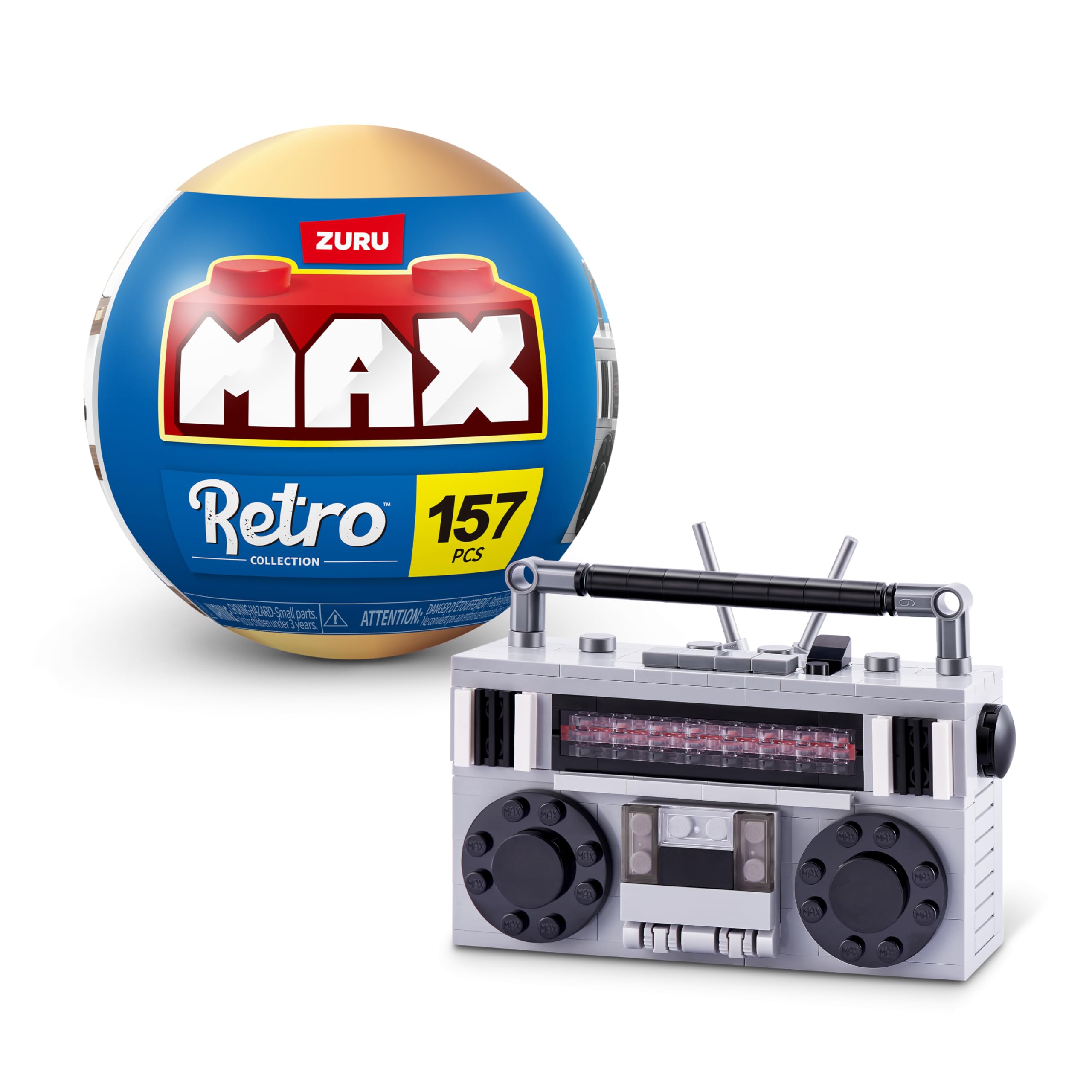 MAX Premium Retro Building Bricks (Arcade Machine) Novelty Unboxing Toy Collectible Mini's by ZURU