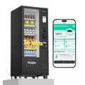 Smart Vending Machine, 36-Slot Refrigerated Snack and Beverage Vending Machine for Commercial Use, Automatic Drink and Snack Dispenser for Offices, Gyms, Convenience Stores
