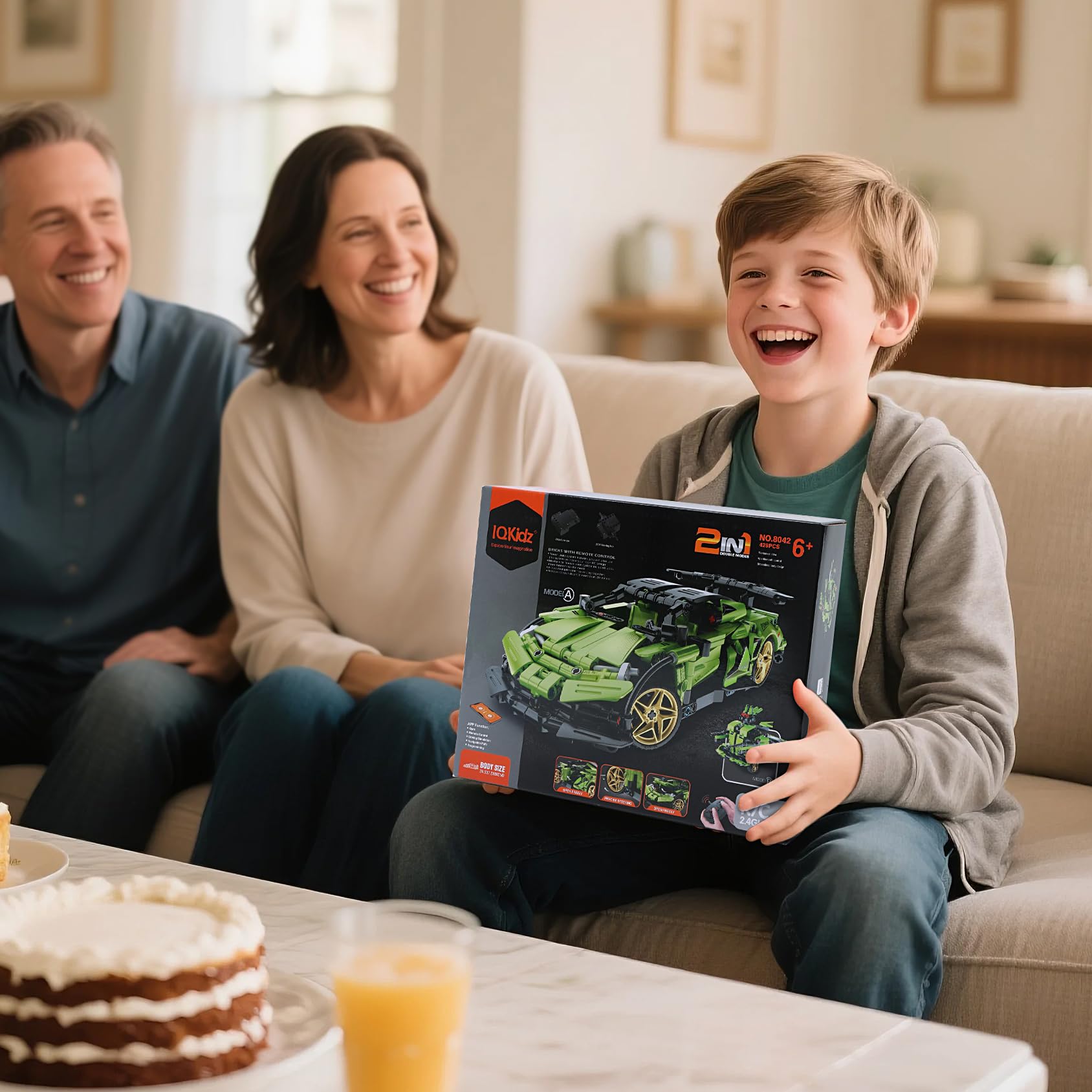 IQKidz APP/Remote Control STEM Building Kits for Kids Ages 8-12 - 3 in 1 RC Robot Car Toys, 440 Pcs Educational Science Projects, Gift Ideas for Boys Girls