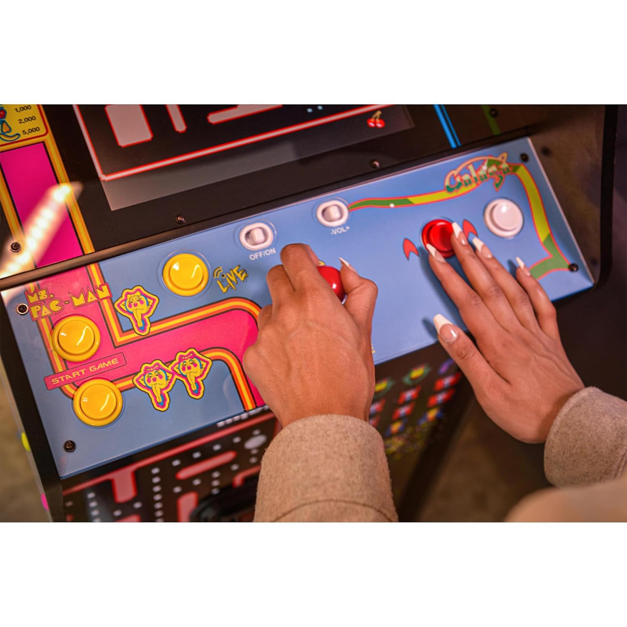 ARCADE1UP Golden Tee 3D Deluxe Arcade Machine, Built for Your Home, Over 5-Foot-Tall Cabinet with 8 Classic Games
