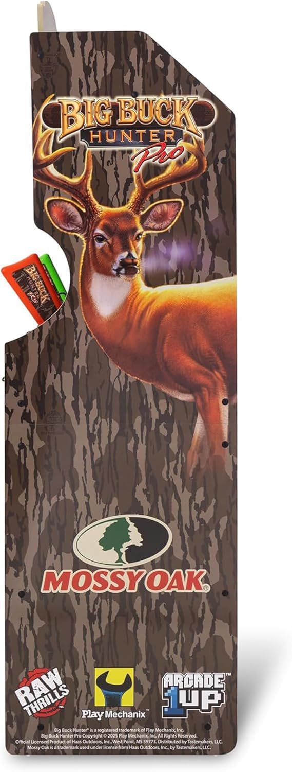 Arcade1Up Big Buck Hunter Mossy Oak Deluxe Arcade Machine