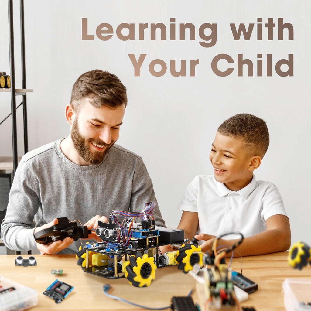 Robotics Kit for Kids Ages 8–12 12-16, ACEBOTT Smart Robot Car Kit with 3MP Camera, STEM Toys for Boys Compatible with Arduino & Scratch,App & Remote Control,STEM Gift for Boys, Girls,Teens and Adults