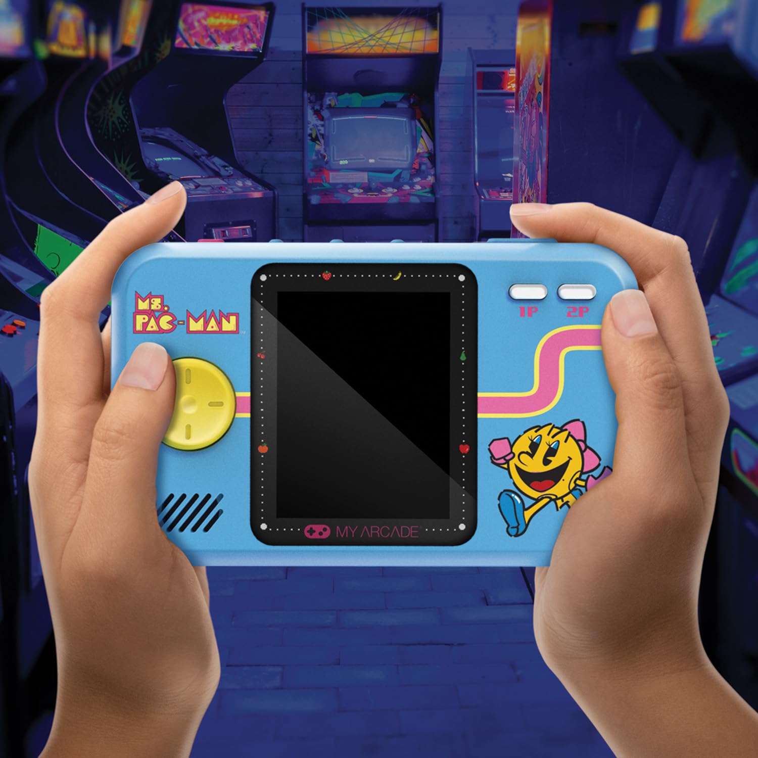 My Arcade Pac-Man Pocket Player Pro: 2.75" Color Display, Retro Gaming Consoles, Arcade Classics, Family Game Night, Retro Mini