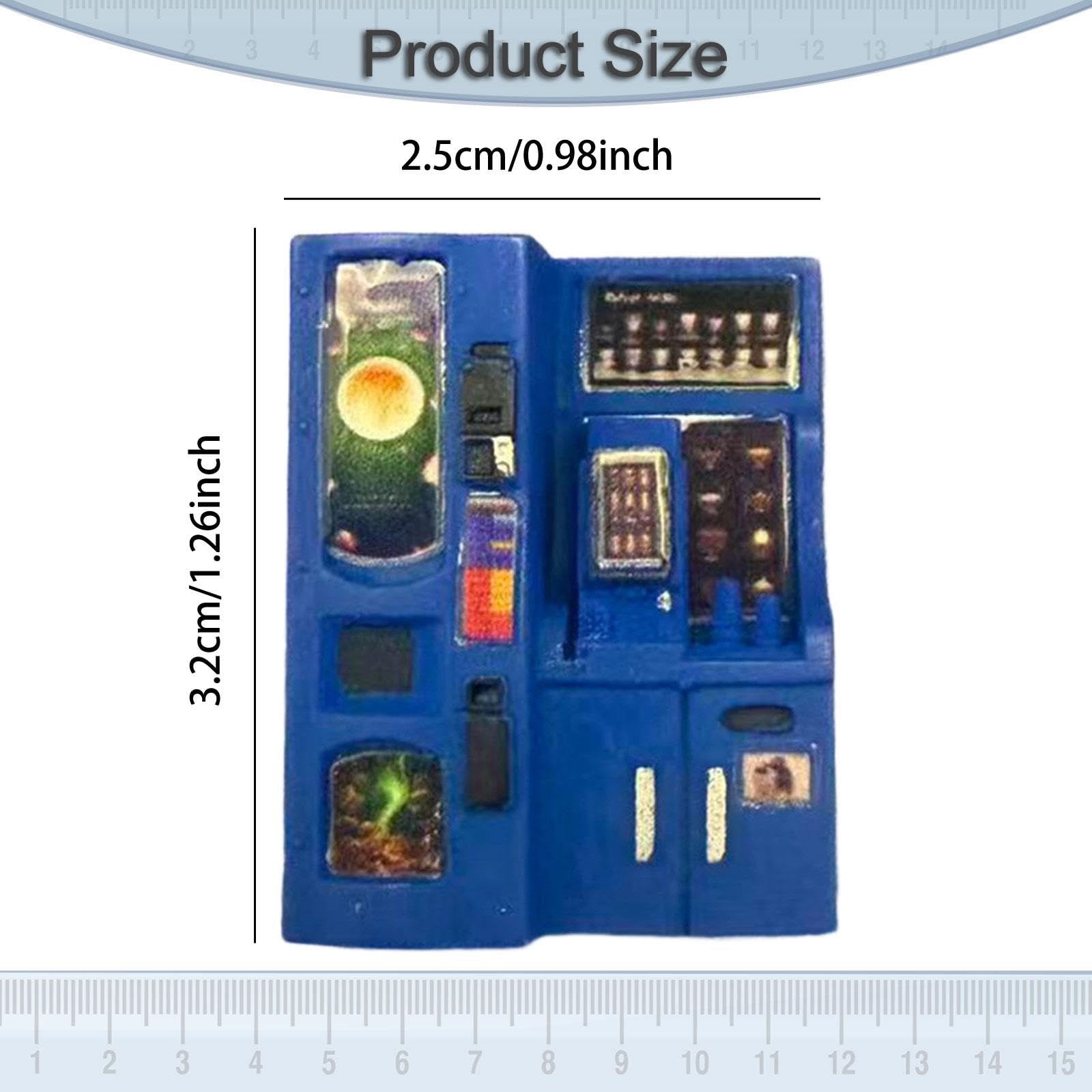Mini Beverage Machine Miniature Model Vending Equipment Dollhouse Accessories Resin Coffee Maker for Office Dorm Bar Home Kitchen Coffee Su, red