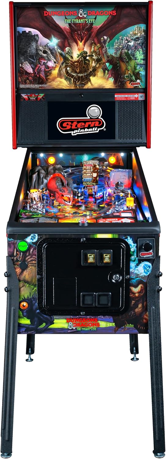 Stern Pinball Dungeons & Dragons with Insider Connected, Pro Edition Arcade Pinball Machine