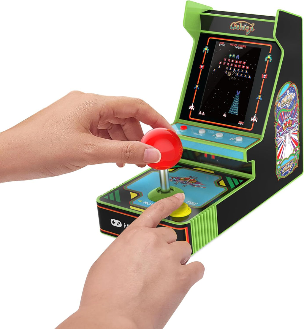 My Arcade NEW Galaga Red Joystick Player: Galaga and Galaxian Portable Console, Retro Games - 3.5" Full Color Display