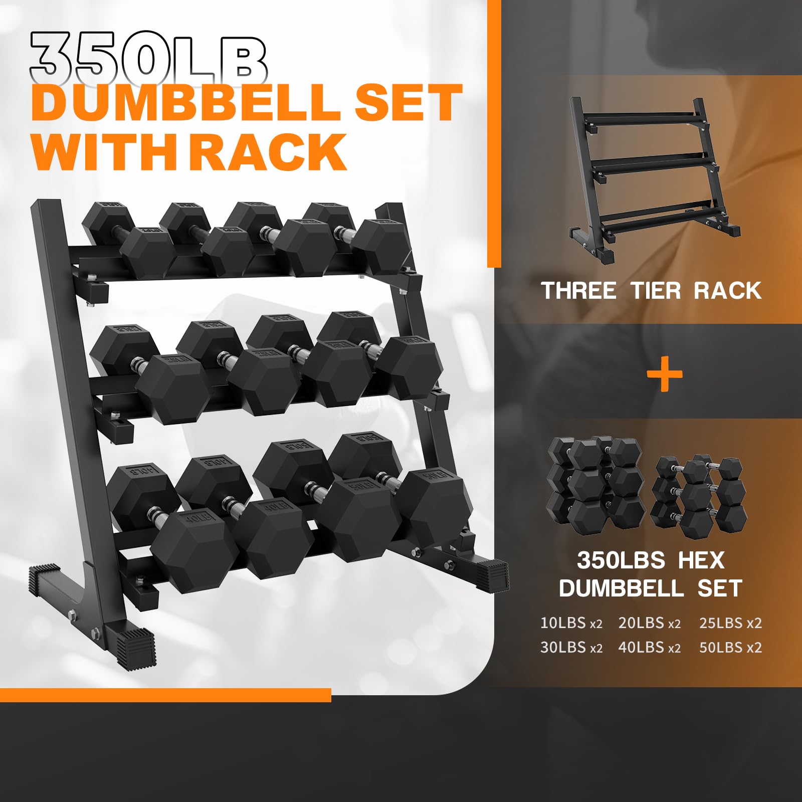 Mikolo Smith Machine with Weight Stack, Power Cage Home Gym System with LAT Pulldown & Cable Crossover, Multi-Functional Trainer with Dual Pulley System, Includes 10+ Free Attachments