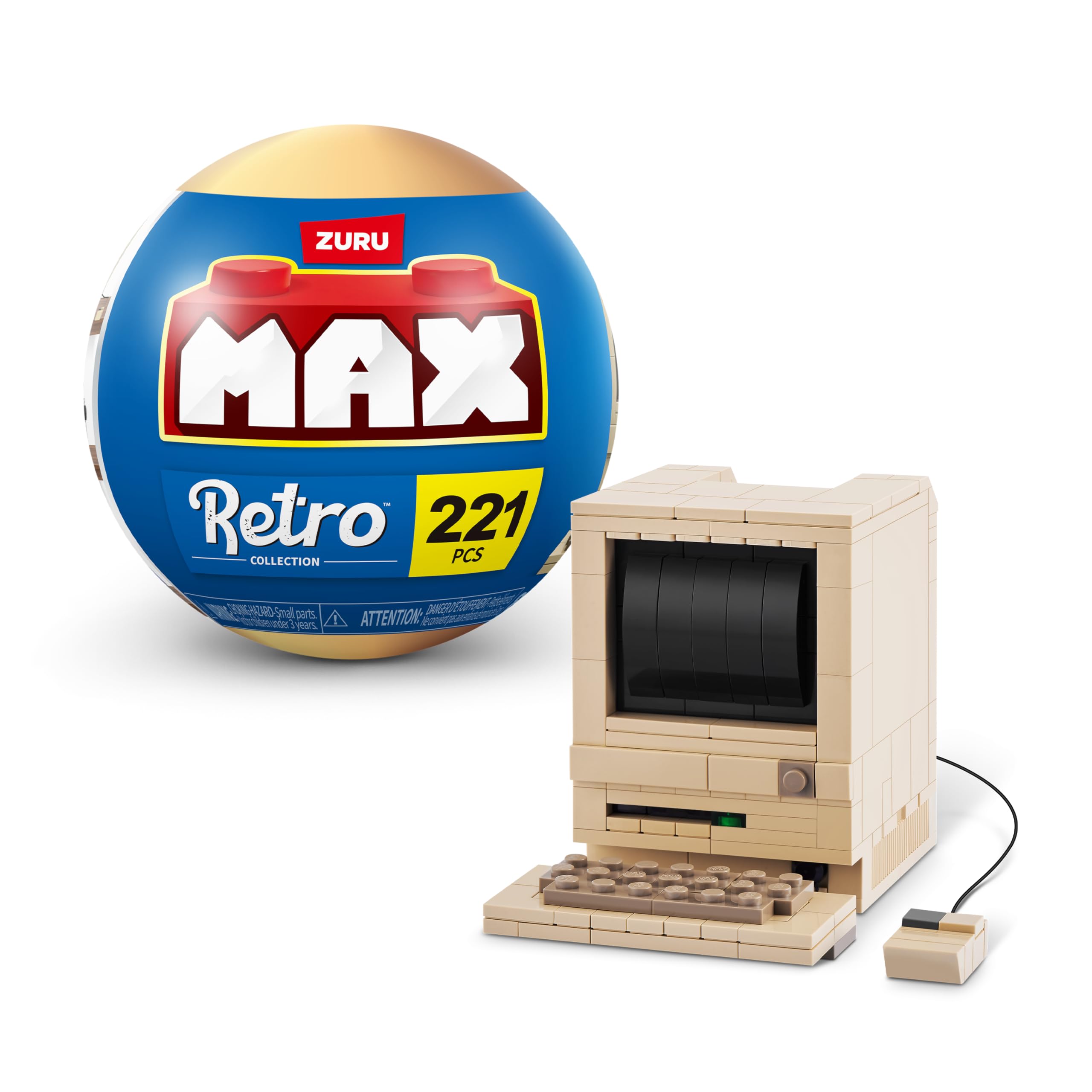 MAX Premium Retro Building Bricks (Arcade Machine) Novelty Unboxing Toy Collectible Mini's by ZURU