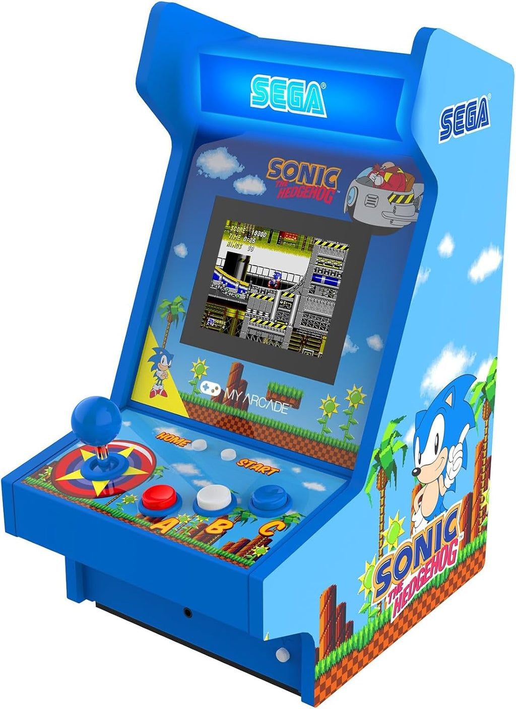 My Arcade Sonic The Hedgehog Mighty Player: Sega Retro Arcades, Sonic Games, 4 Classic Sega Games in 1, Sonic Toys, 11 Inch Arcade Gaming