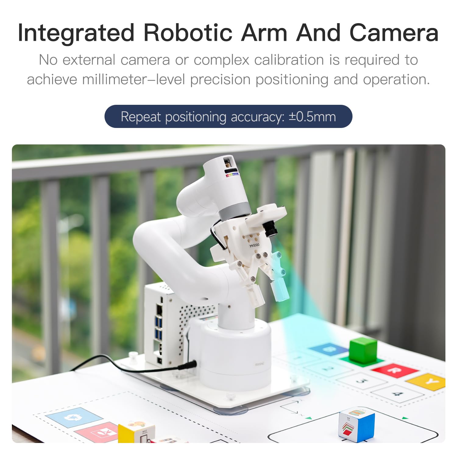 Yahboom Jetson Orin Nano Super 8GB 67Tops Robotic Arm MyCobot280 7DOF Collaborative Robot Desktop Educational Robotic Arm Python with Adaptive Gripper