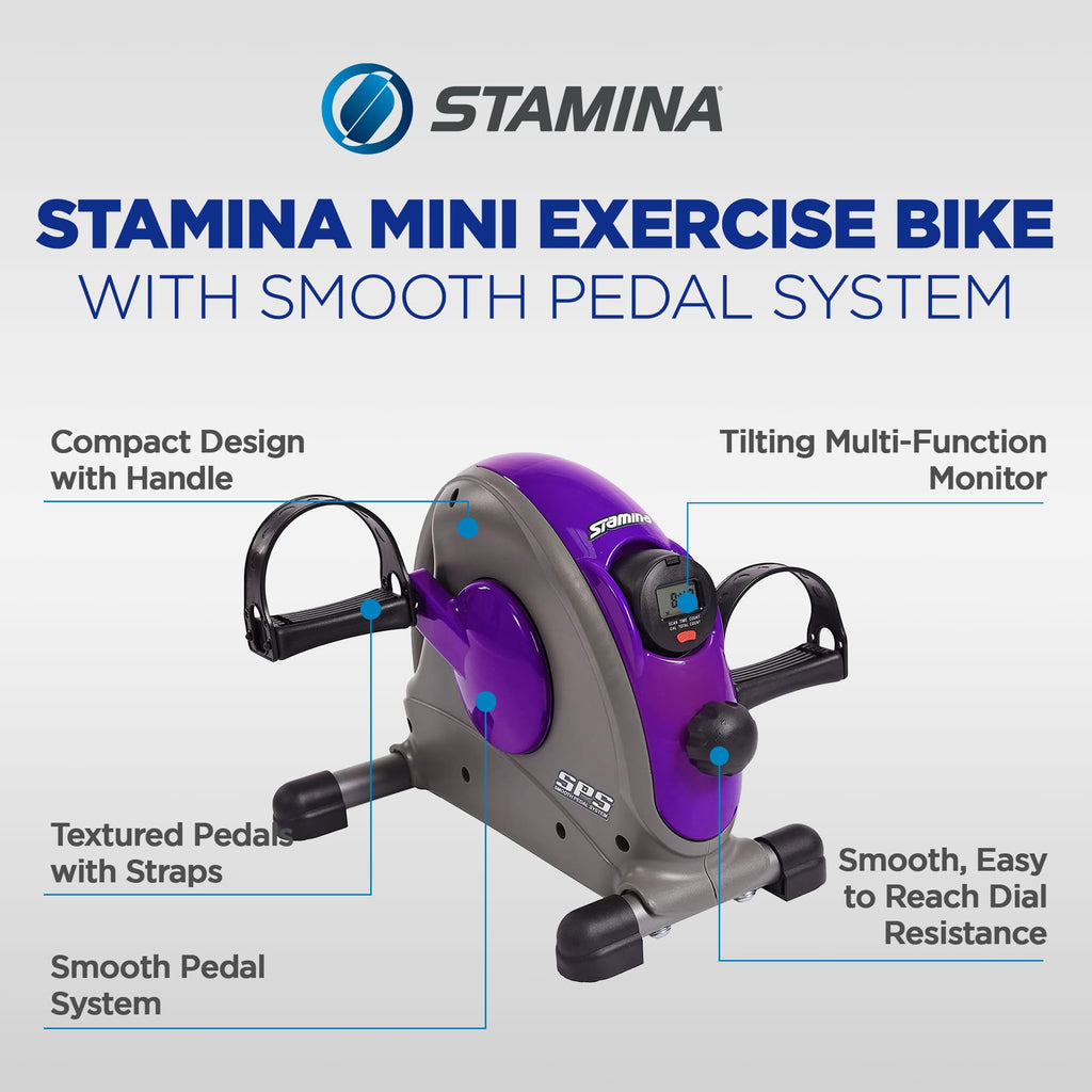 Stamina Exercise Bike with Smooth Pedal System
