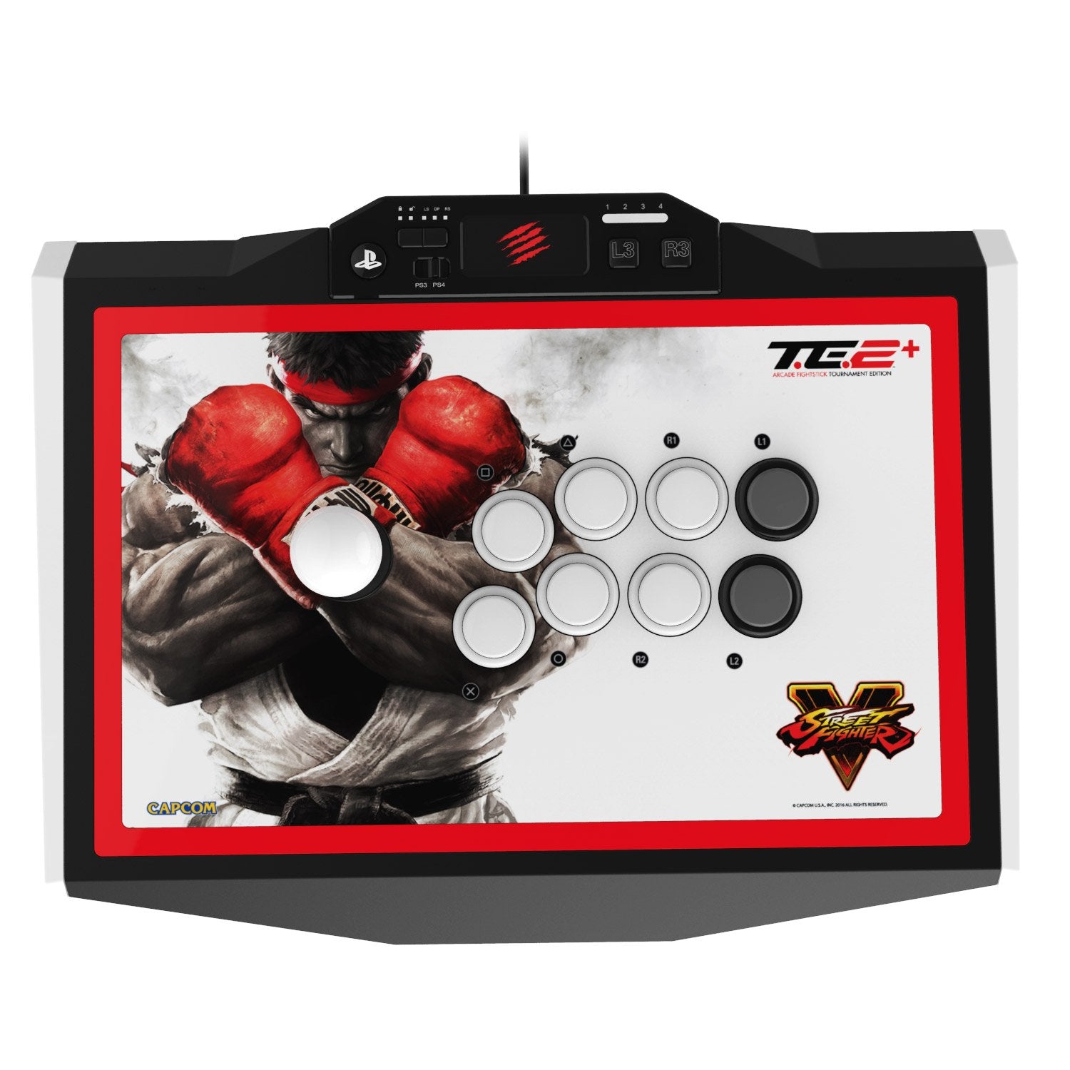 Mad Catz Street Fighter V Arcade FightStick TE2+ for PlayStation4 and PlayStation3