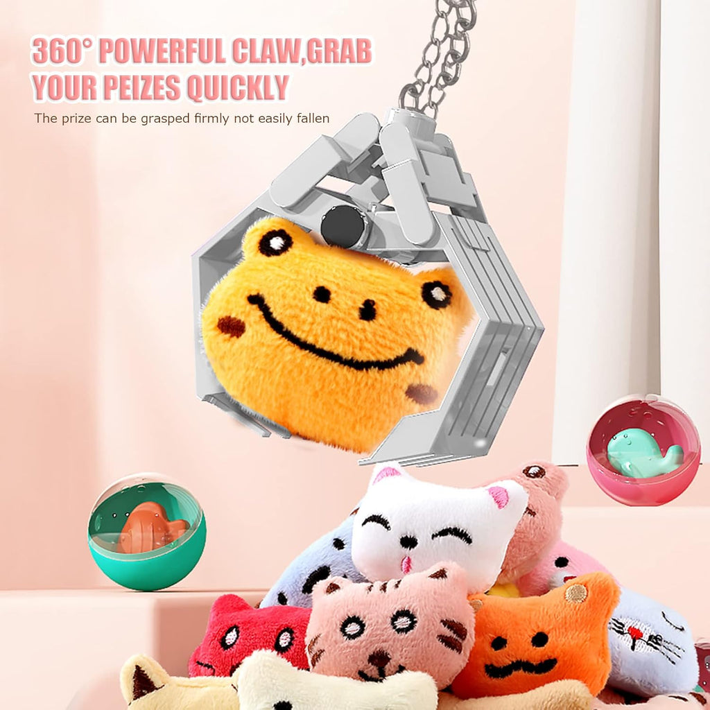 Claw Machine for Kids Toy Mini Arcade Machine Candy Grabber Prize Dispenser Vending Machine Arcade Game Machines for Home Party Christmas Birthday Gifts Cool Girl Toys
