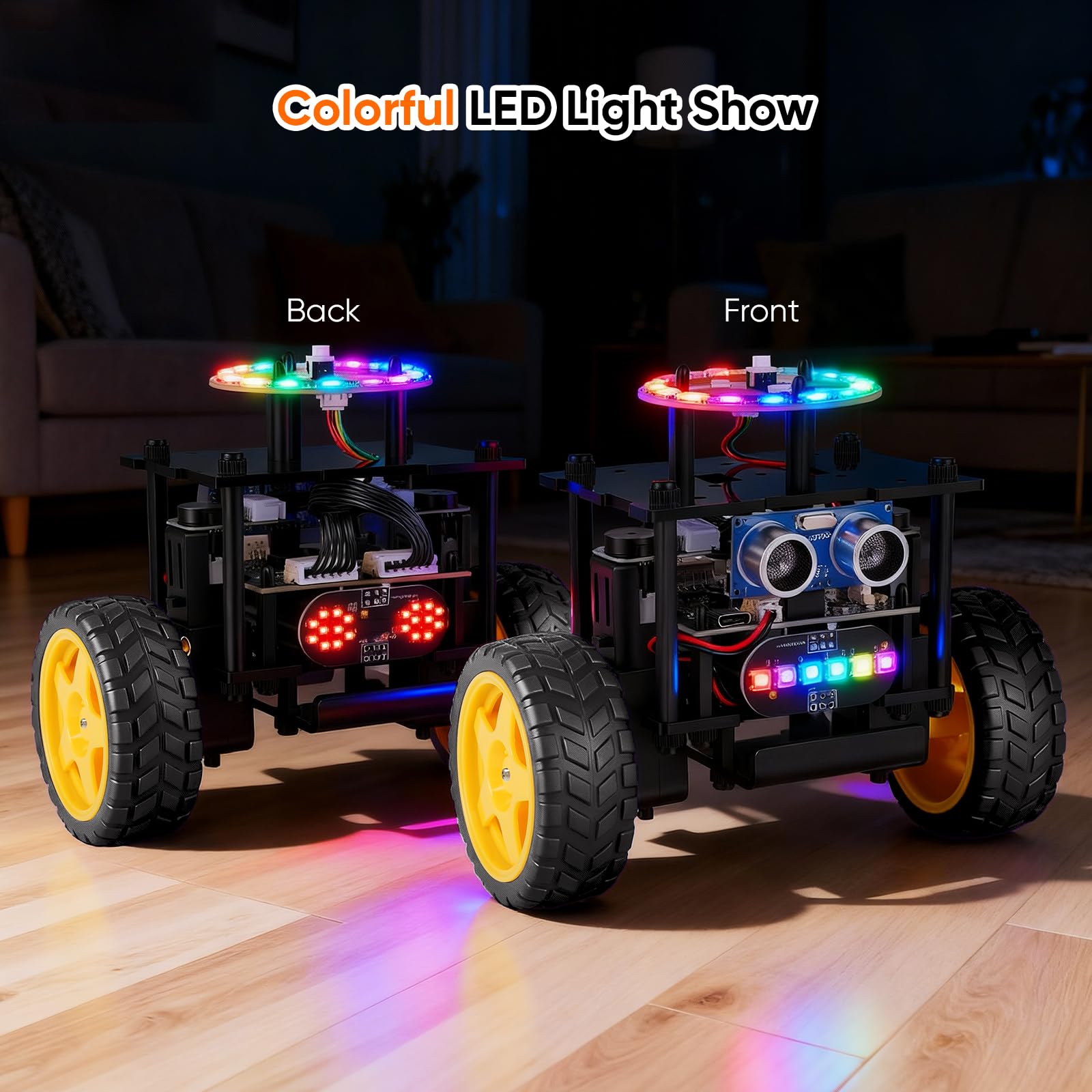 Smart Robot Car Kit Toys for Kids Ages 8-12 12-16, Remote Control Building Robotics Kit, STEM Educational Science Kit Gifts for Teen Boys Girls 8-13 14 15 16 Year Old