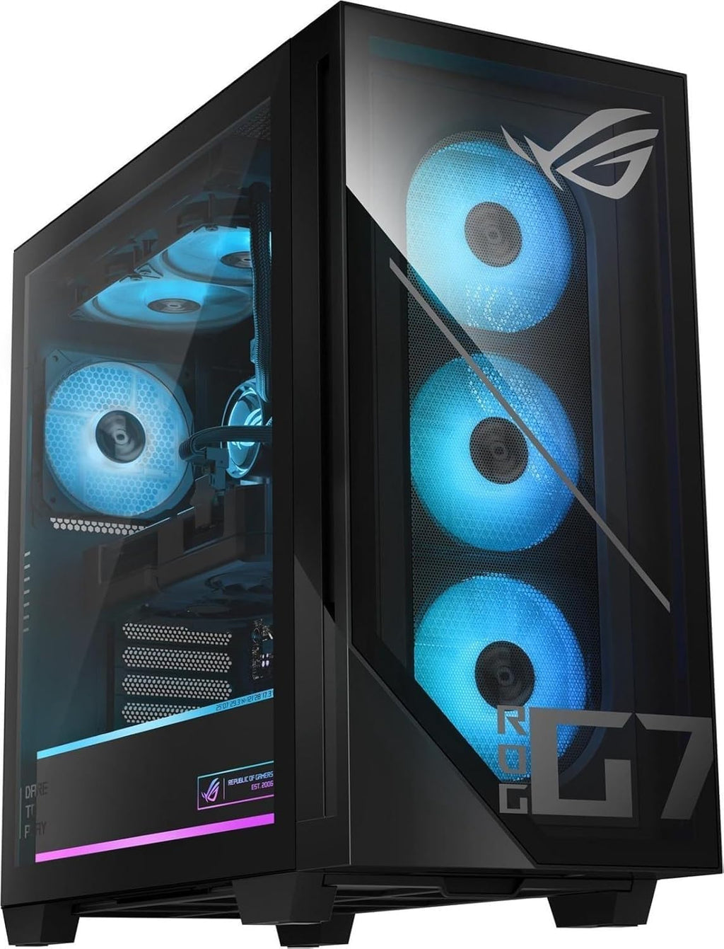 ASUS ROG Strix G700 Desktop 4TB SSD 128GB DDR5 RAM Win 11 Pro (Intel 15th gen Core Ultra 9 Processor Turbo Boost to 6.00GHz, NVIDIA GeForce RTX 8GB GDDR6) Gaming PC Computer G700TF