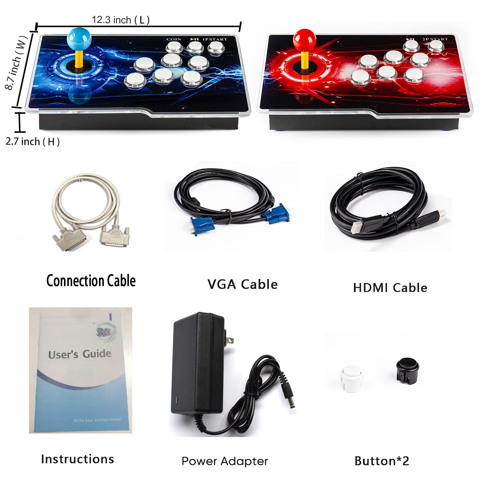 35000 Games in 1 Pandora Box Retro Arcade Game Console with Two Separate Host for PC & Projector & TV 3D 1-4 Players Category Favorite List Save/Search/Hide/Pause/Delete
