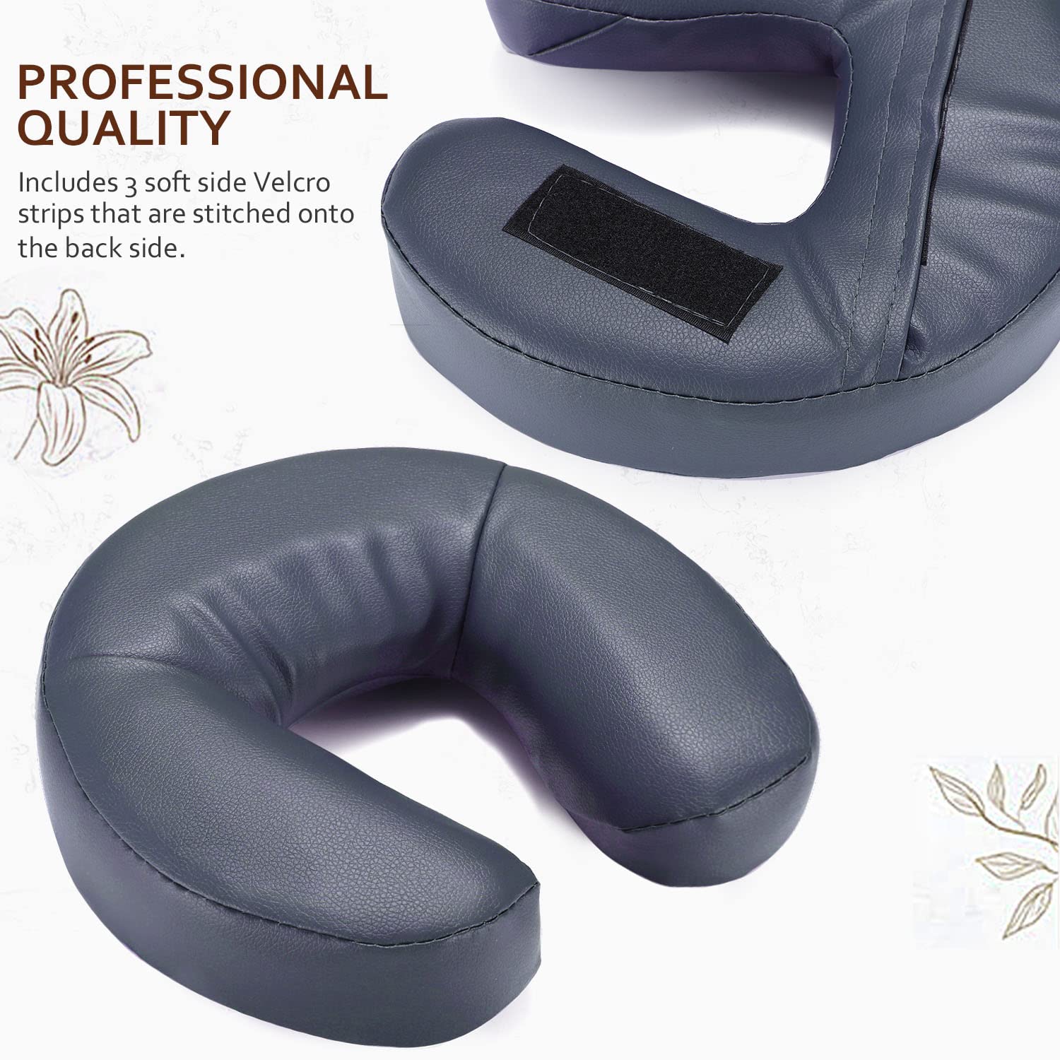 Universal Massage Table Face Cradle & Cushion, Adjustable Massage Chair Spa Bed Headrest & Face Pillow Support, Massage Platform Head Rest Cushion Cradle for Salon Home Mattress Top Massage Kit