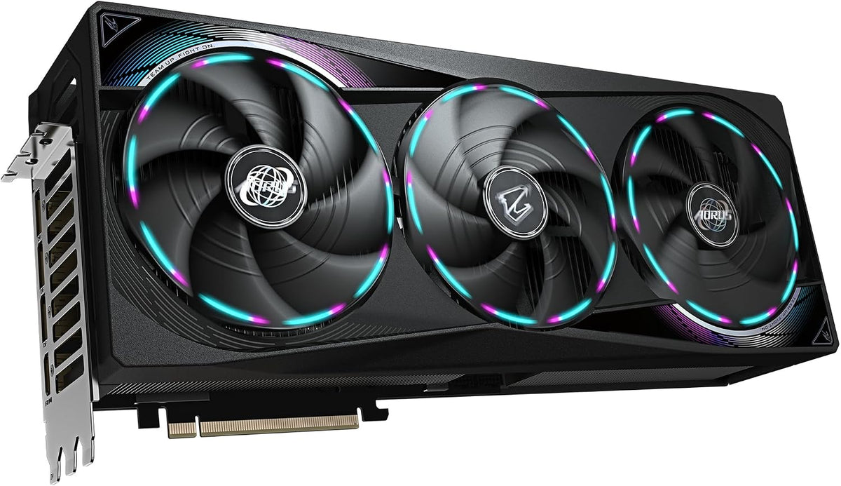 Gigabyte AORUS GeForce RTX 5070 Ti Master 16G Graphics Card - 16GB GDDR7, 256 Bit, PCI-E 5.0, 2670 MHz Core Clock, 3 x DP 2.1a, 1 x HDMI 2.1b, NVIDIA DLSS 4, GV-N507TAORUS M-16GD
