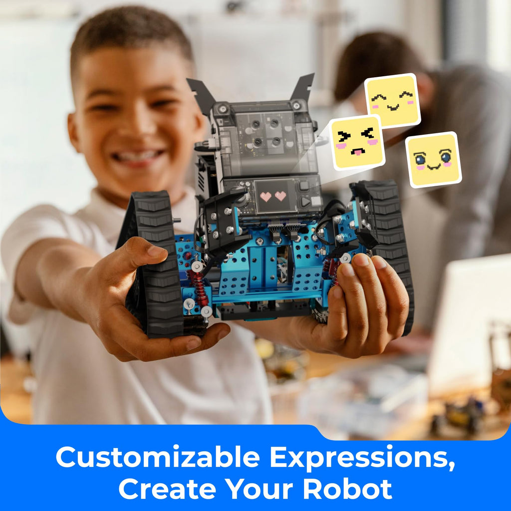Makeblock mBot2 Coding Robot for Kids, Code Learning Support Scratch & Python Programming, Robotics Kit for Kids Ages 8-14 and up, Building STEM Robot Toys Gifts for Boys Girls