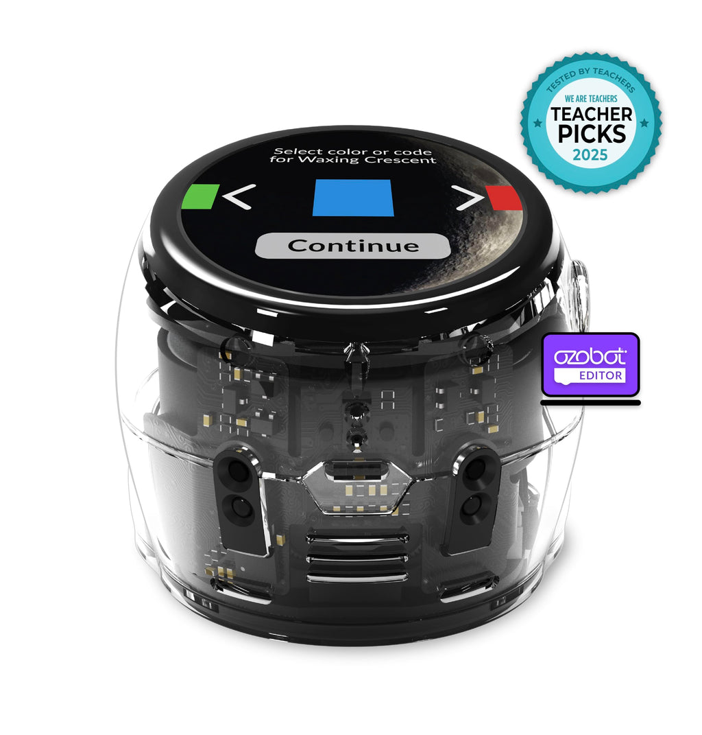 Ozobot Ari Entry Kit | Interactive Learning Robot with Touch Screen, ToF Sensor, Accelerometer, Gyroscope, and AI Integration | Hands-On STEM Education for Classrooms and Homeschool