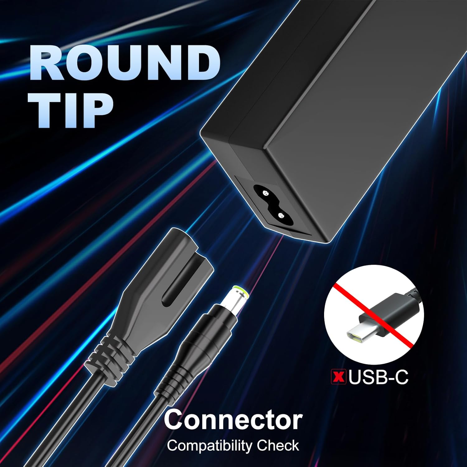 12V Power Cord for Arcade1up Machines - Instant Revival Replacement Charger for 3/4 Scale Cabinets & Cocktail Tables