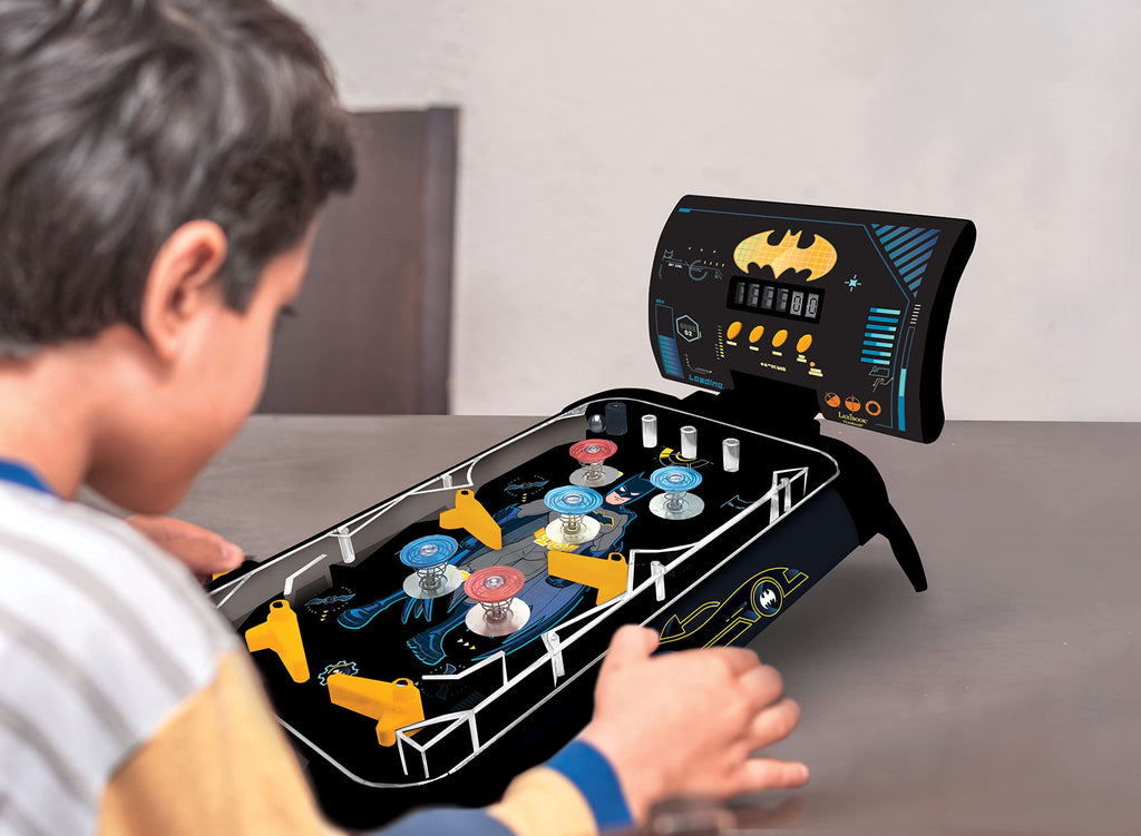 LEXiBOOK Marvel Spider-Man, Table Electronic Pinball, Action and Reflex Game for Children and familiy, LCD Screen, Light and Sound Effects, Blue/red, JG610SP