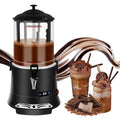 Commercial Hot Chocolate Machine - 10L/2.6Gal Hot Chocolate Maker, Electric Hot Drink Dispenser, 86-194°F Temperature Control Hot Beverage Maker for Cocoa, Milk, Coffee, Juice - Black