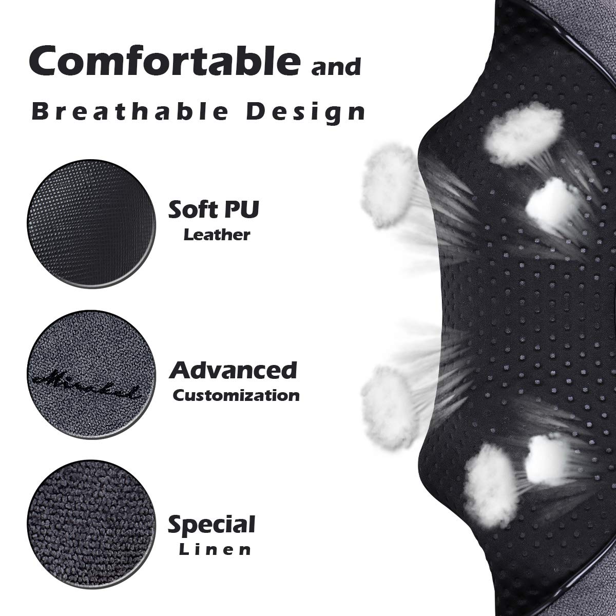 Mirakel Fathers Day Dad Gifts for Husband Men, Neck Massager for Pain Relief Deep Tissue, Electric Shiatsu Shoulder & Back Massager with Heat, Mothers Day Gifts for Mom Wife Women Her (NOT Cordless)