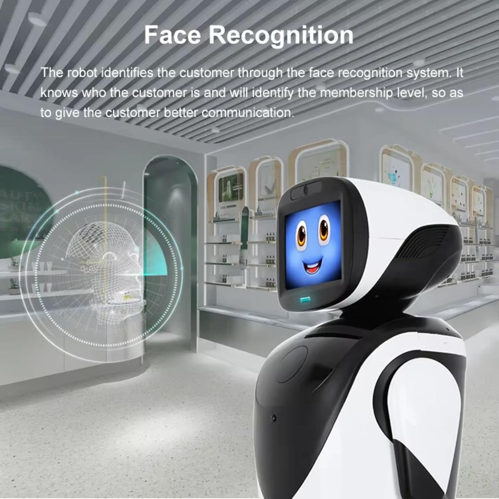 Intelligent Reception Robot, Autonomous Voice Interaction Robots, and Intelligent Welcoming and Guiding Robots with Automatic Obstacle Avoidance and Automatic Charging Functions.