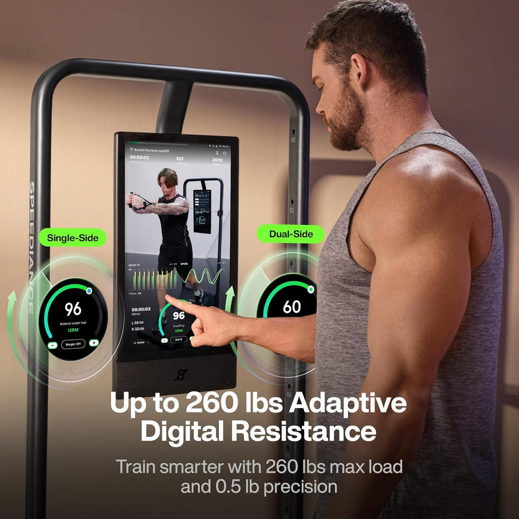 Speediance Smart Home Gym, Multi-Functional Gym Machine for Full Body Strength Training, All-in-one Gym Equipment, Digital Weight System, Workout Station, Squat Rack, Gym Monster 2
