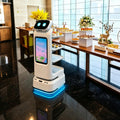 Commercial Food Delivery Robot for Restaurant Service, Autonomous Robot Waiter with Smart Navigation, Multi Tray Catering Assistant for Hotel Cafe Buffet Hospitality Indoor Dining Transport