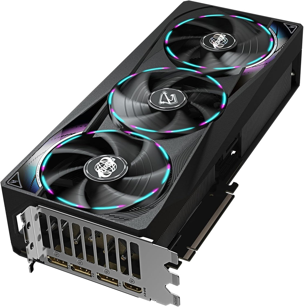 Gigabyte Aorus GeForce RTX 5070 Master 12G Graphics Card - 12GB GDDR7, 192 Bit, PCI-E 5.0, 2715 MHz Core Clock, 3 x DP 2.1a, 1 x HDMI 2.1b, NVIDIA DLSS 4, GV-N5070AORUS M-12GD