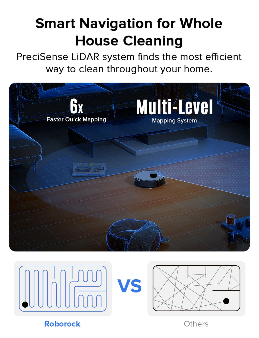 roborock Q10 S5+ Robot Vacuum and Mop, 10,000Pa Suction, Upgraded from Q8 max+, 70 Days Self-Emptying, Obstacle Avoidance, Sonic Mopping, Dual Anti-Tangle Design, Auto Mop Lifting, Black