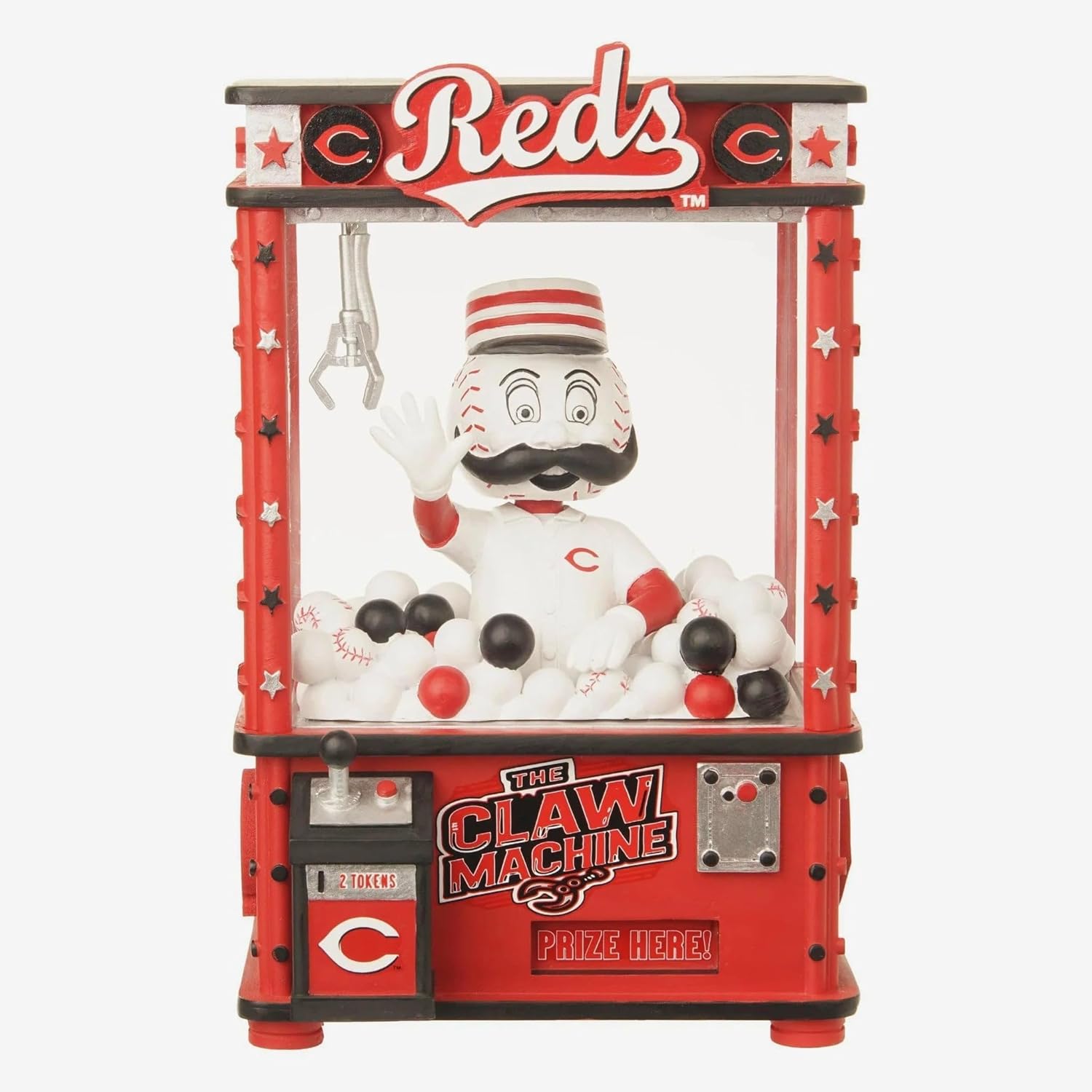 Mr. Redlegs Cincinnati Reds Claw Machine Bobblehead MLB Baseball