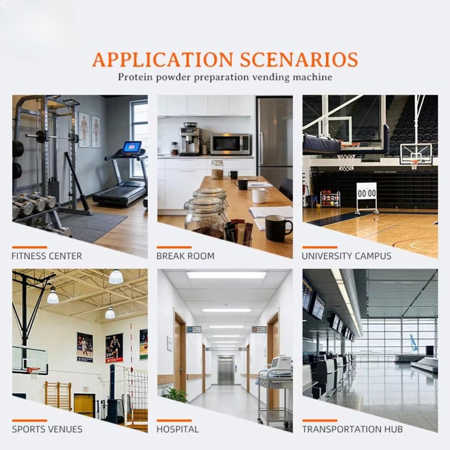 Commercial protein shake vending machine, 24-hour self-service, touch screen, multiple payment methods, suitable for gyms and offices.
