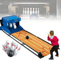 Electric Bowling Machine with Automatic Reset, Lighting, Simulation Sound Effect, LED Electronic Scoreboard,Bowling Alley for Home Machine - for Kids and Adults 3.5m/11ft