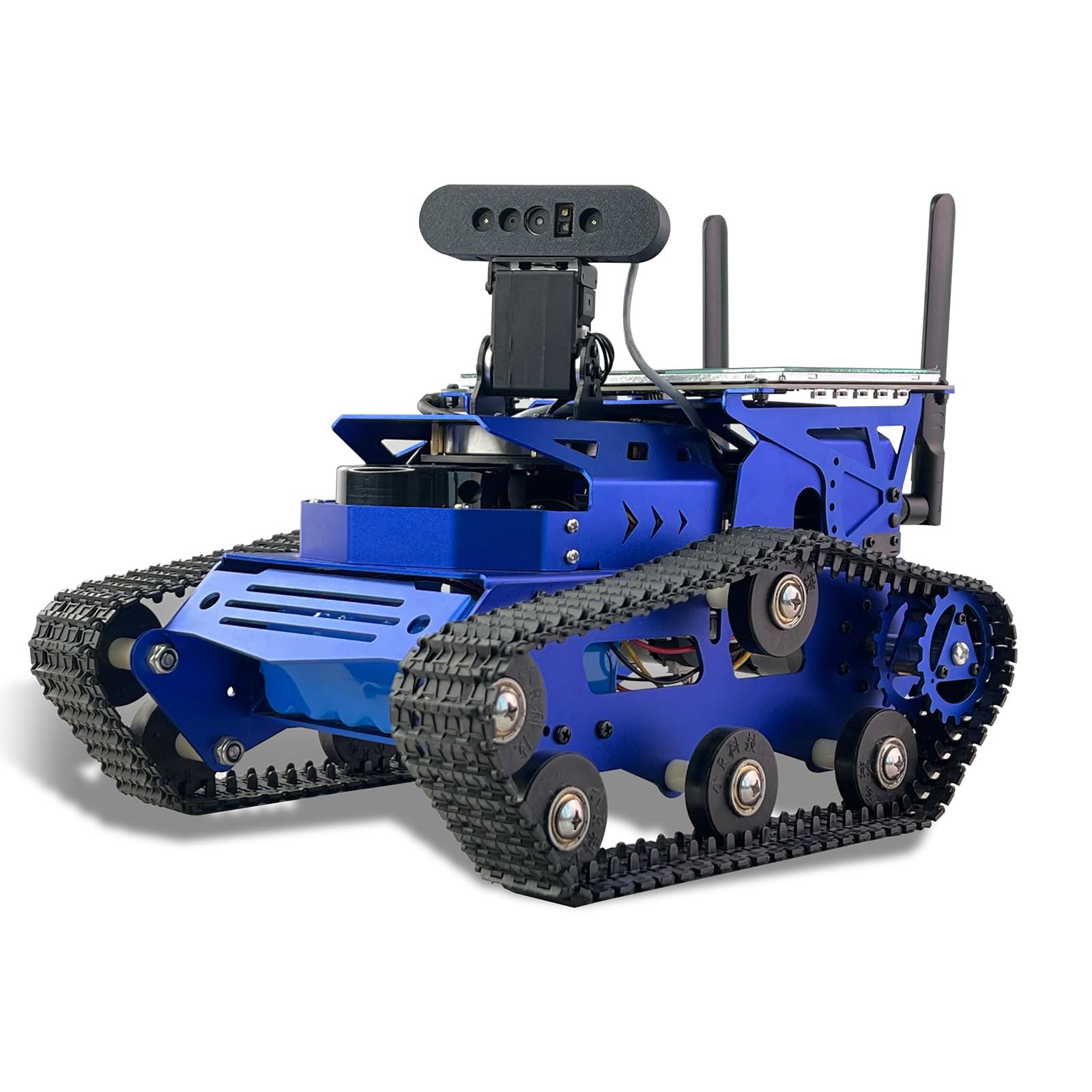 Jetson Nano ROS2 Robot Lidar Mapping Navigation 7in Touch Screen,Ackerman Smart Car Chassis Python Programming AI Visual Recognition for Adults Learning Education Kit(with Jetson Nano 4GB)