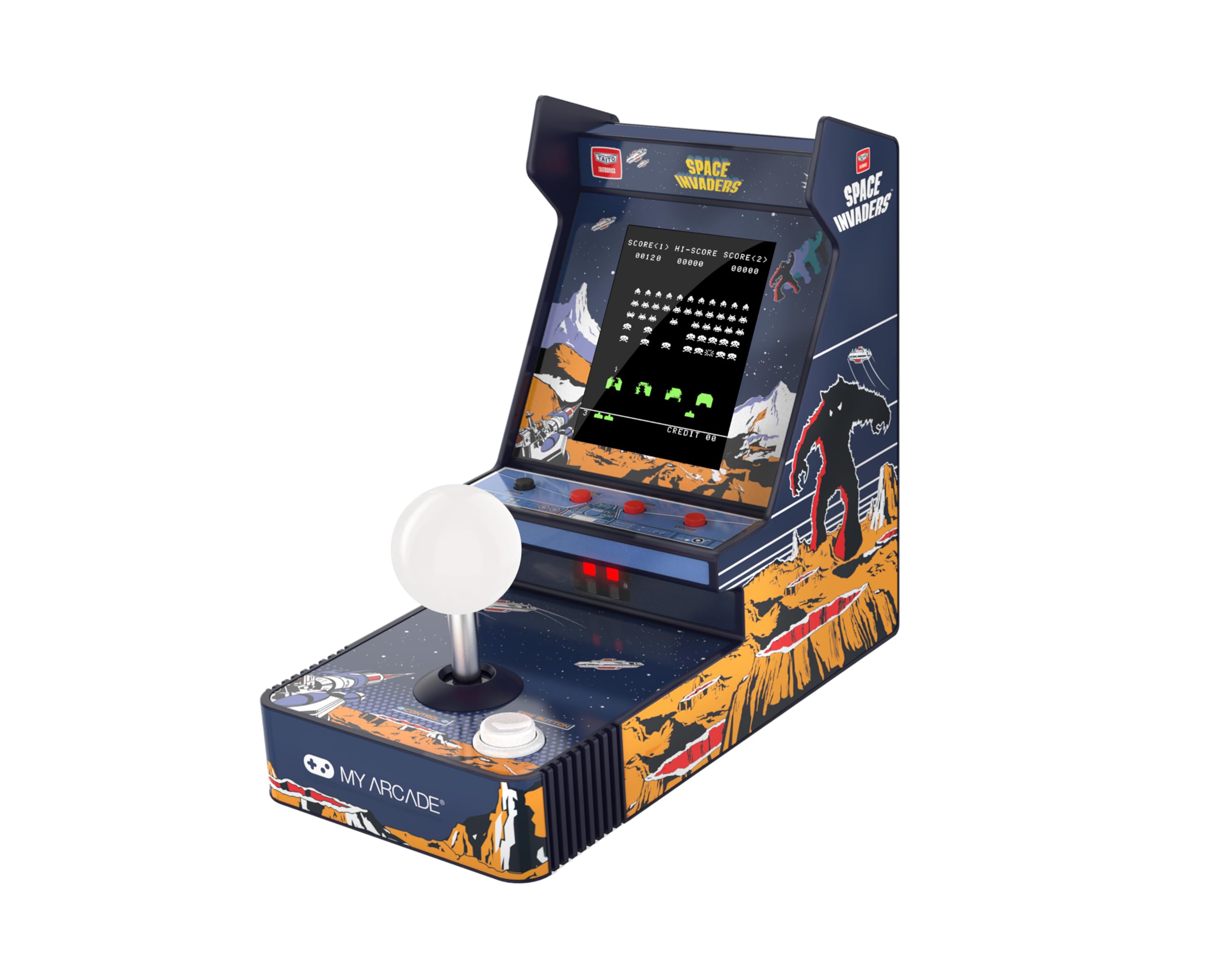 My Arcade Sonic Joystick Player: Sonic The Hedgehog, 2 Games in 1, Sega Classic, Gifts for Kids and Adults