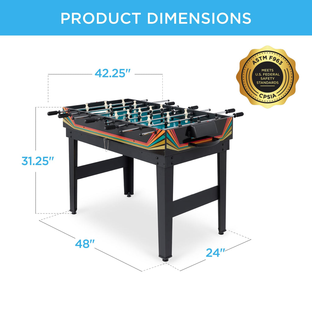 Best Choice Products 2x4ft Combo Game Table Set for Home, Game Room, Friends & Family w/Hockey, Foosball, Pool, Shuffleboard, Ping Pong, Chess, Checkers, Bowling, and Backgammon