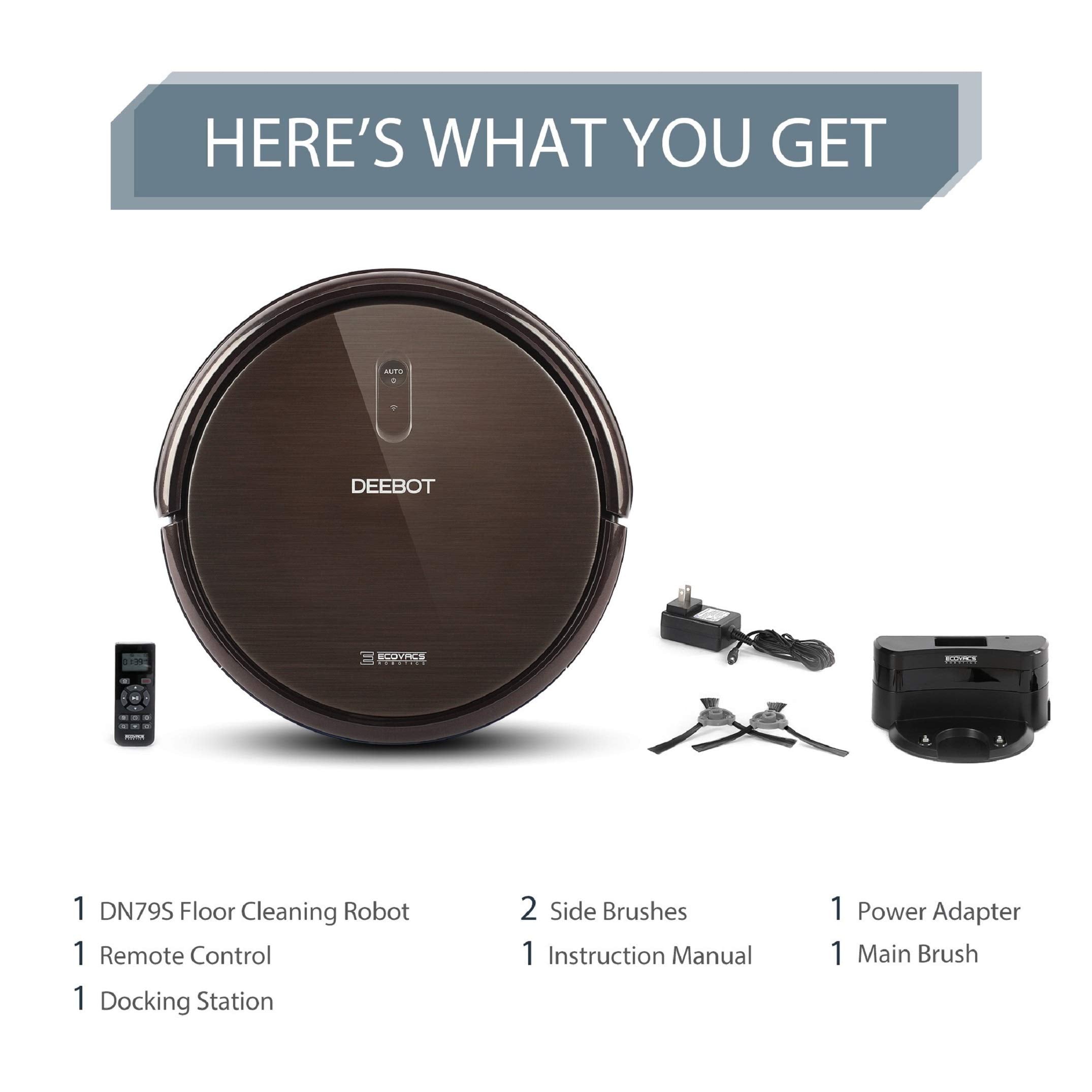 ECOVACS DEEBOT T30S AI Care Robot Vacuum and Mop, 11000Pa, TruEdge Adaptive Edge Mopping, ZeroTangle, AI Instant Re-mop, Hot Water Mop Washing, Self-Emptying & Refilling, Obstacle Avoidance