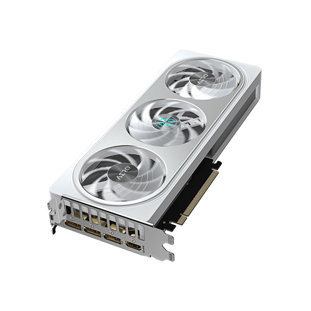 Gigabyte GeForce RTX 4060 Ti AERO OC 16G Graphics Card, 3X WINDFORCE Fans, 16GB 128-bit GDDR6, GV-N406TAERO OC-16GD Video Card
