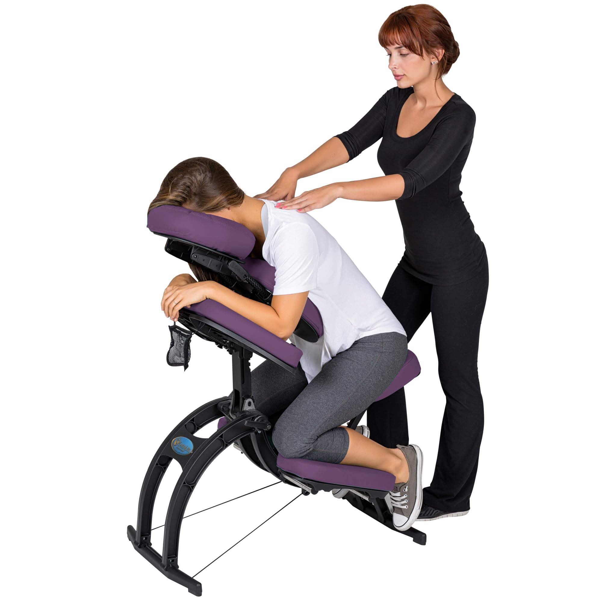 EARTHLITE Portable Massage Chair AVILA II - Premium Folding Spa/Massage/Tattoo Chair incl. Rolling Carry Case