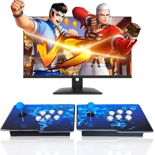 32000 in 1 Pandoras Box,Retro Arcade Game Console with Two Separate Host for PC & Projector & TV,3D Games,1-4 Players, Favorite List Game Category Save/Search/Hide/Pause