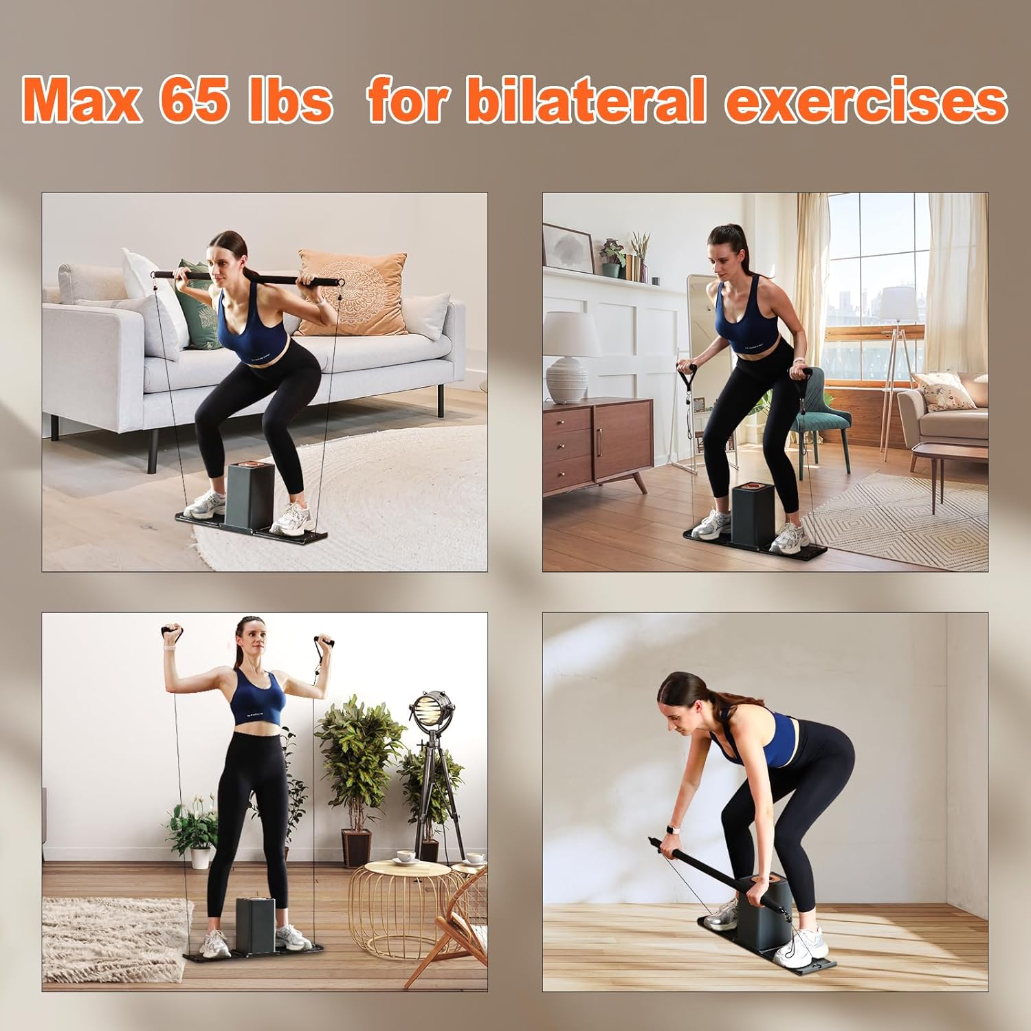 SR3 Smart Home Gym，Portable & Foldable Strength Training Cube Machine for Full Body Workouts，All-in-One Resistance Training Fitness Equipment for Home Use