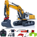 TOUCAN RC HOBBY 1/18 K962 100S Remote Control Hydraulic Excavator RC Digger Electric Claw Ripper Hammer Construction Car Machine