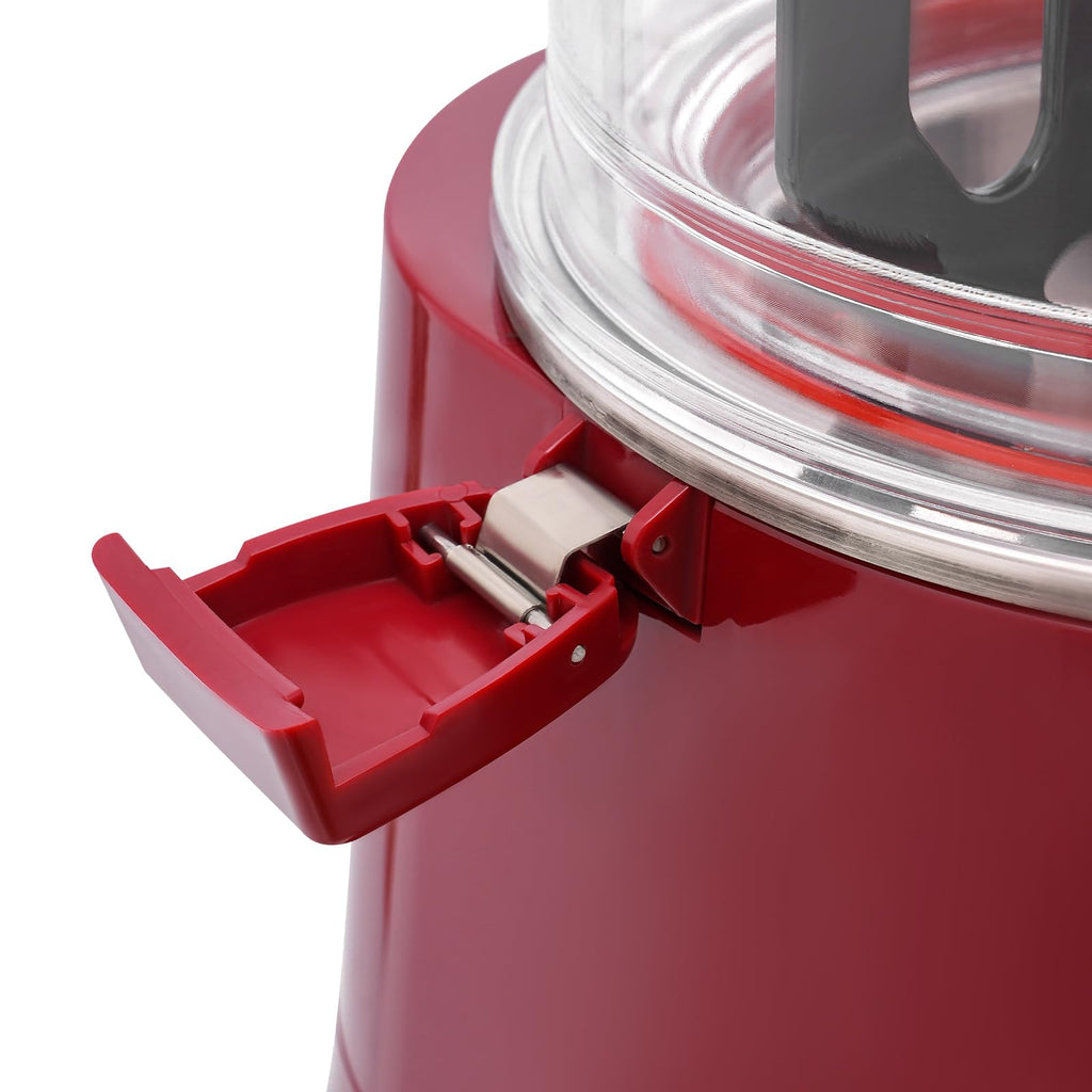 5L/1.32Gal Electric Chocolate Melting Machine, 110V 400W Coffee Milk Hot Chocolate Dispenser Warmer, Commercial Beverage Dispenser Machine, Hot Drinks Maker for Party Shop (Red)