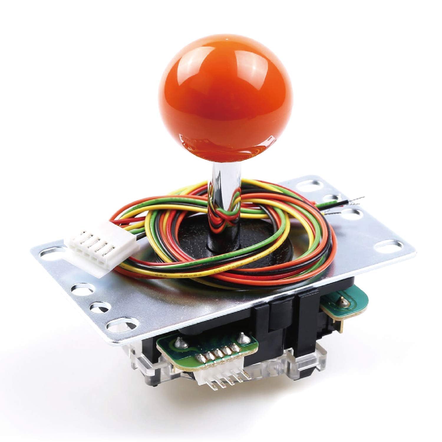 SANWA JLF-TP-8YT Joystick Red Original - for Arcade Jamma Game 4 & 8 Way Adjustable, Compatible with Catz Mad SF4 Tournament Joystick (Red Ball Top), Use for Arcade Game Machine Cabinet S@NWA