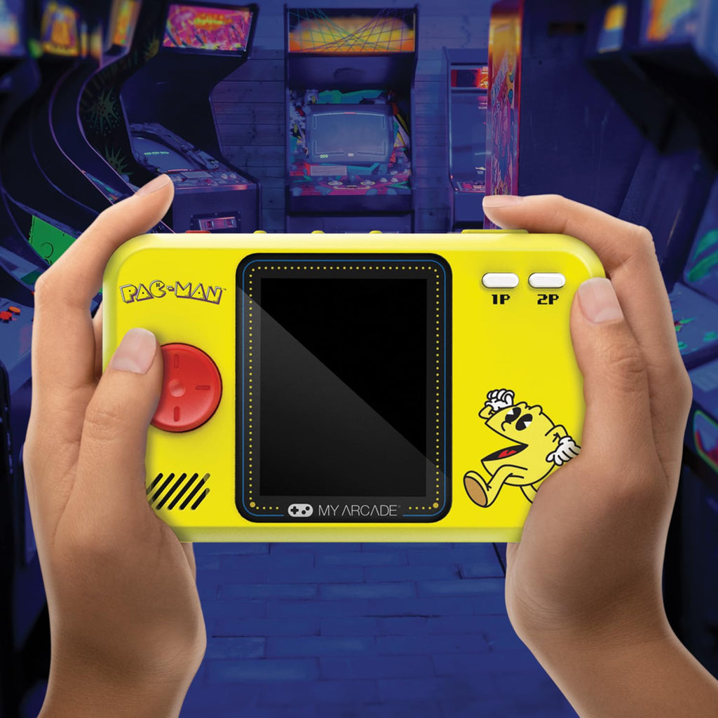 My Arcade Pac-Man Pocket Player Pro: 2.75" Color Display, Retro Gaming Consoles, Arcade Classics, Family Game Night, Retro Mini